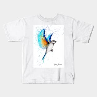 Travelling Blue Bird Kids T-Shirt